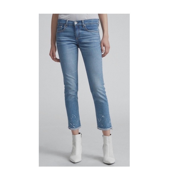Rag & Bone Ankle Dre Low Rise Slim Boyfriend Jeans. - Picture 1 of 10